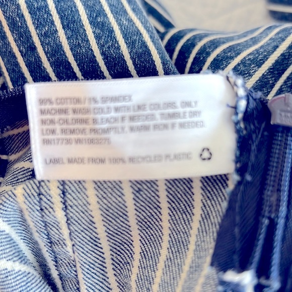 Denim stripe jumpsuit - Picture 8 of 8